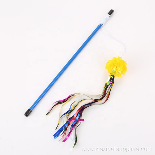 Wholesale Ring Paper Ball Cat Pole Teaser Toy